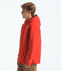 Boys’ Warm Antora Rain Jacket Lava Red