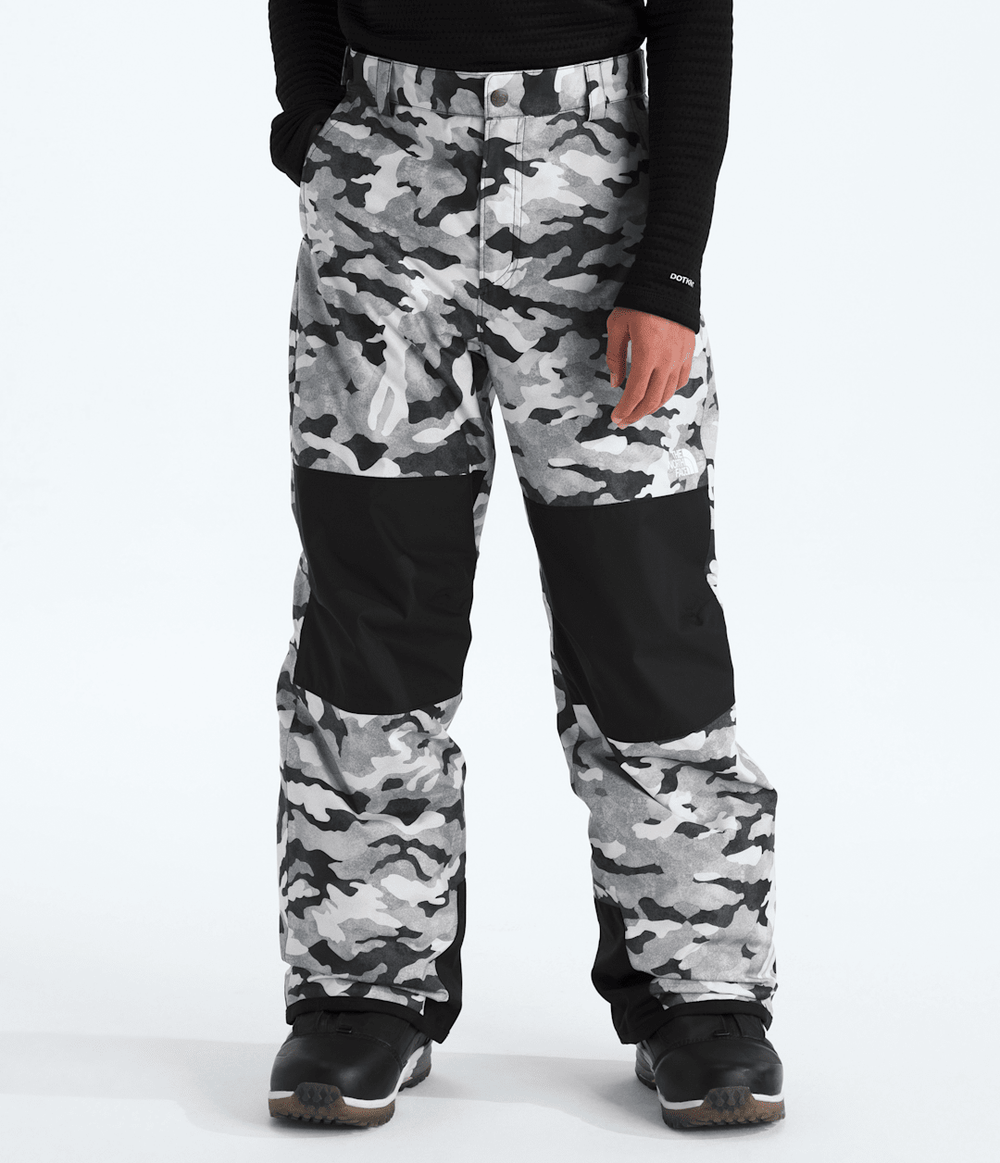 Boys’ Freedom Insulated Pants—Print Smoked Pearl TNF Camo Small Print