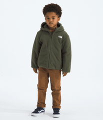 Kids’ Reversible Shasta Full-Zip Hooded Jacket Slate Moss/New Taupe Green