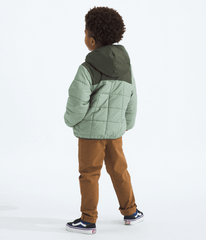 Kids’ Reversible Shasta Full-Zip Hooded Jacket Slate Moss/New Taupe Green