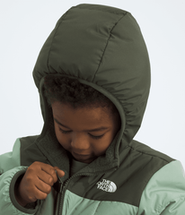 Kids’ Reversible Shasta Full-Zip Hooded Jacket Slate Moss/New Taupe Green