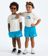 Kids’ Class V Shorts Meridian Blue Logo Weather Topo Phantom Print