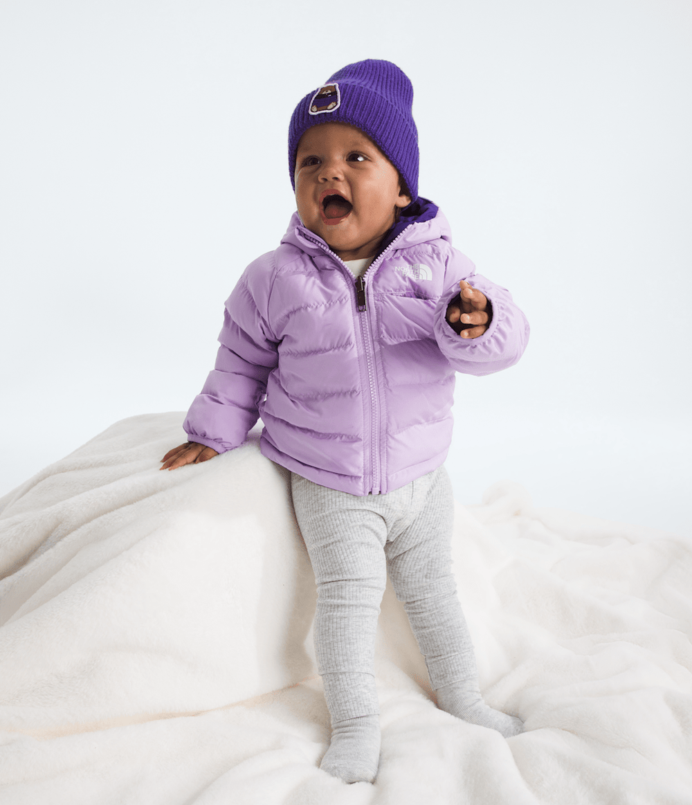 Baby Reversible Perrito Hooded Jacket Lite Lilac