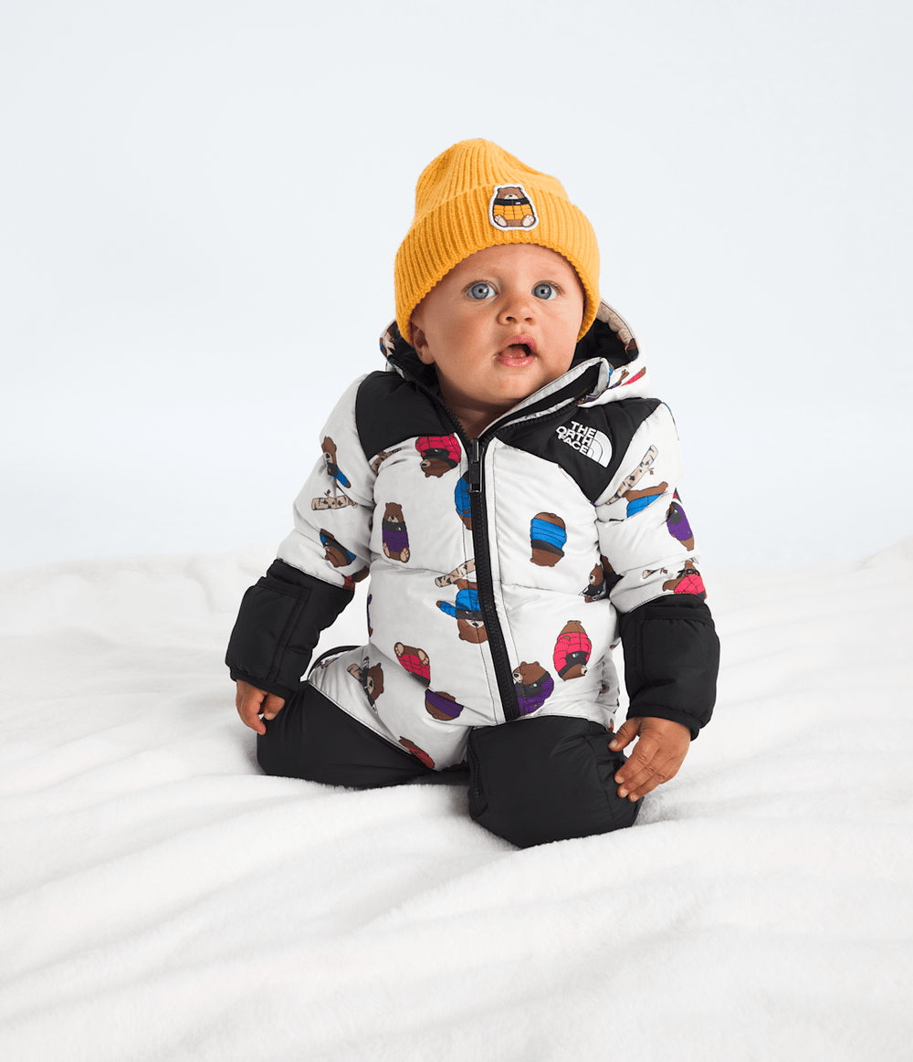 Baby 1996 Retro Nuptse One-Piece—Print Nuptse Bears Print TNF White
