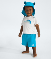 Baby Class V Shorts Meridian Blue Logo Weather Topo Phantom Print