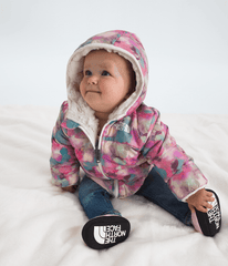 Baby Girls’ Reversible Shasta Full-Zip Hooded Jacket—Print Lite Lilac Lens Flare Print