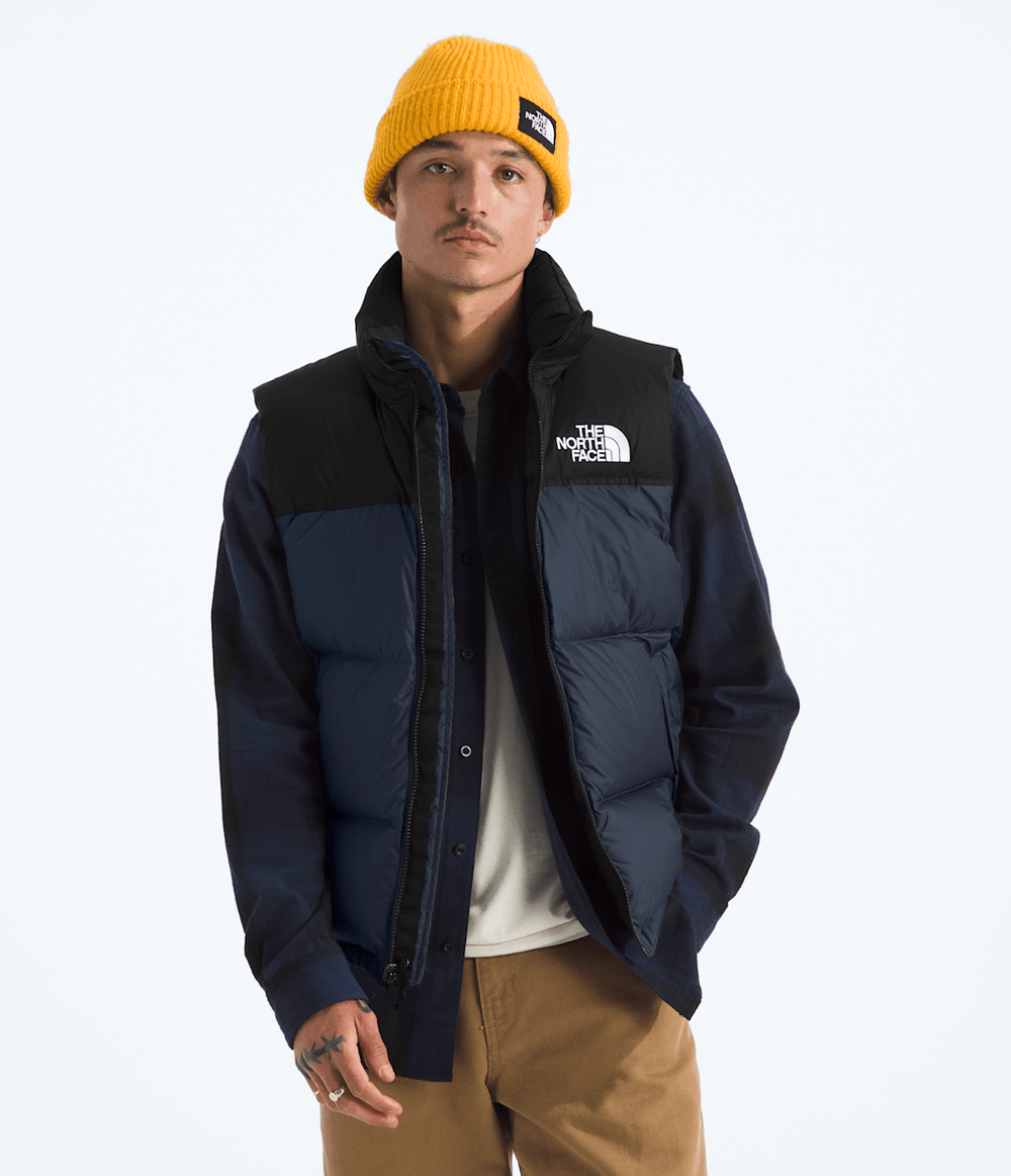 Men’s 1996 Retro Nuptse Vest Summit Navy/TNF Black/Recycled Down