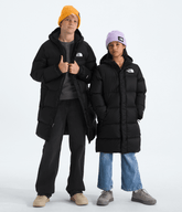 Boys’ & Girls’ Nuptse Long Parka TNF Black/TNF Black