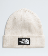 TNF™ Logo Box Cuffed Beanie White Dune