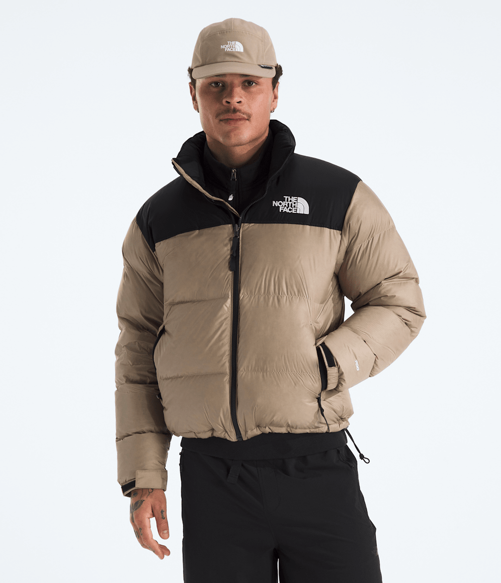 Men’s 1996 Retro Nuptse Jacket Mushroom Grey/TNF Black