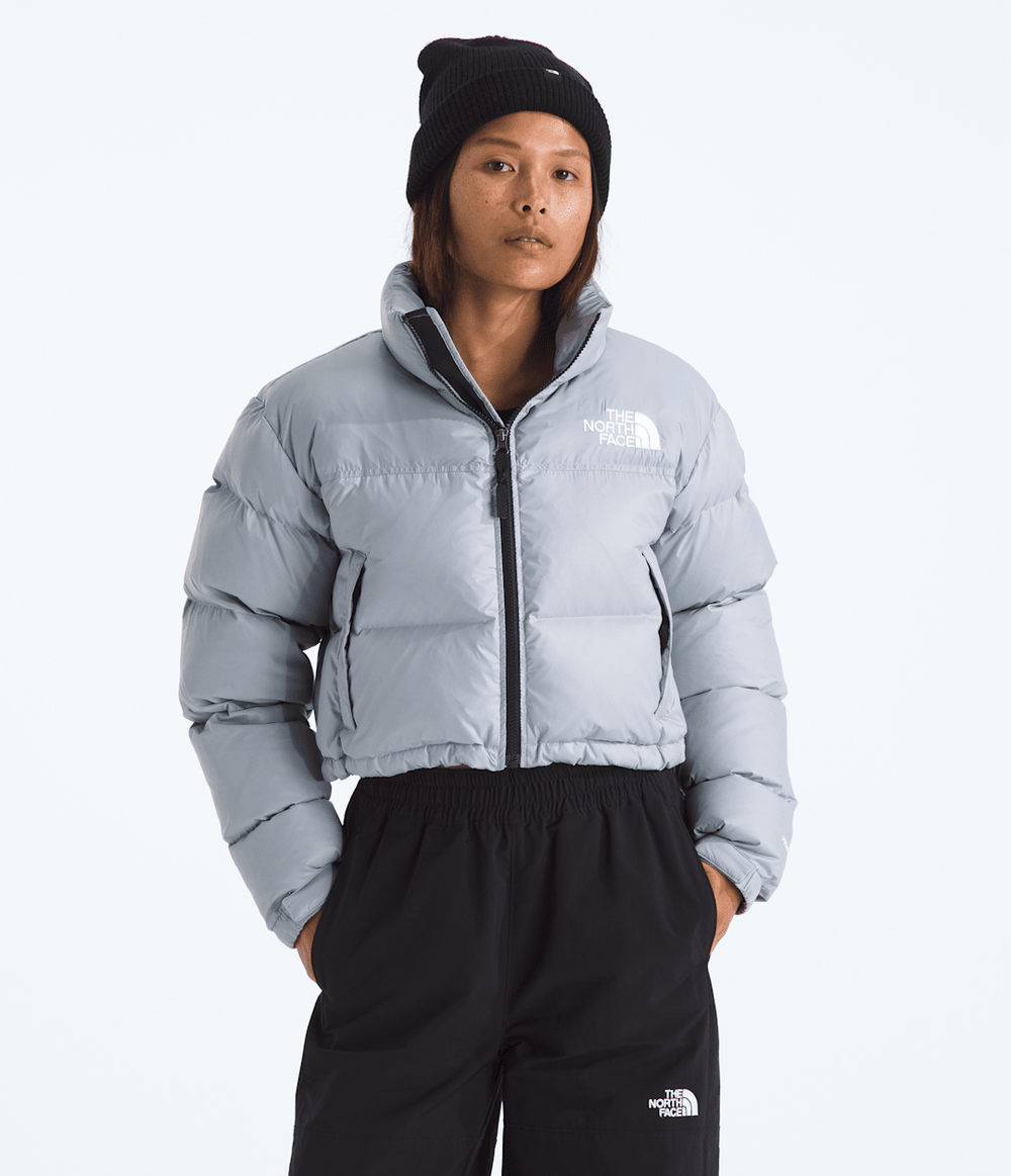 Women’s Nuptse Short Jacket Blue Flax