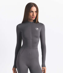 The North Face X SKIMS Women's Refina Bodysuit Sk Gunmetal
