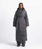 The North Face X SKIMS Women's Nuptse Wrap Parka Sk Gunmetal