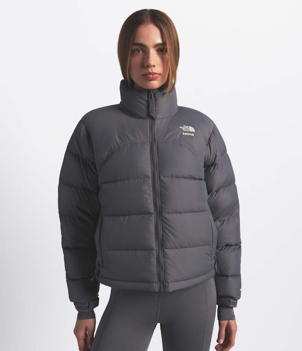 The North Face X SKIMS Women's 2000 Retro Nuptse Jacket Sk Gunmetal