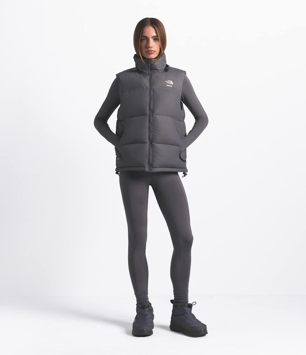 The North Face X SKIMS 1996 Nuptse Vest Sk Gunmetal