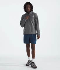 Men’s Cedar Trail Grid Fleece ¼-Zip Smoked Pearl