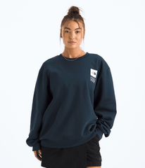 Unisex TNF™ Celebration Relaxed Crew—Graphic Summit Navy