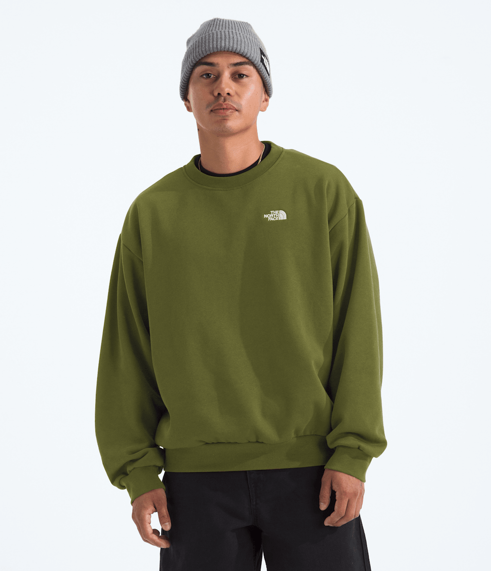 Men’s Evolution Simple Dome Oversized Crew Woodland Green