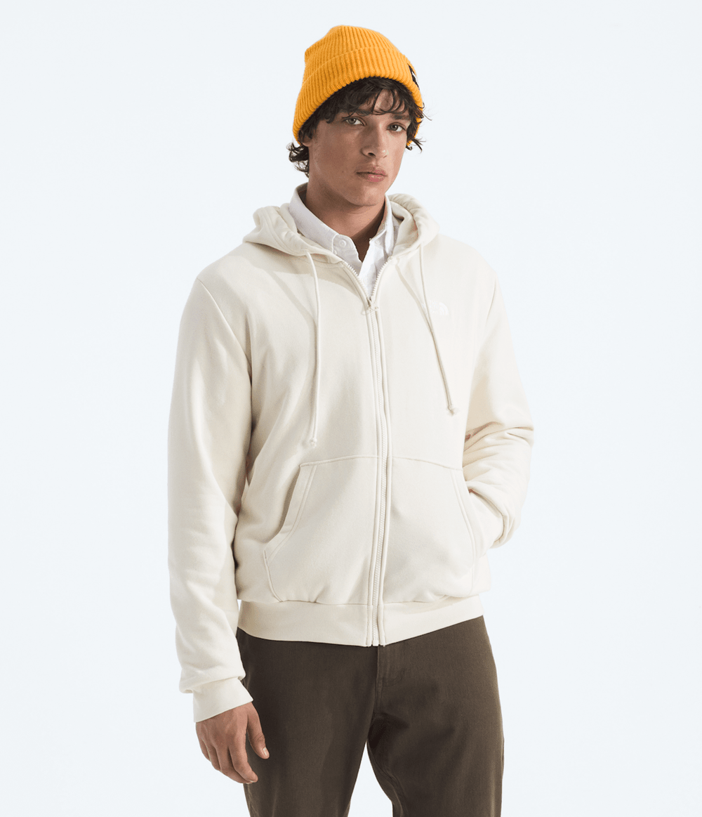 Men’s Evolution Simple Dome Full-Zip Hoodie White Dune
