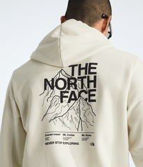 Men’s Evolution Half Dome Hoodie—Graphic White Dune