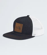 Half Dome Trucker Hat Denim/Leather Patch