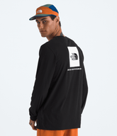 Men’s Evolution Box NSE Regular Long-Sleeve Tee TNF Black/TNF White