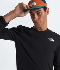 Men’s Evolution Box NSE Regular Long-Sleeve Tee TNF Black/TNF White