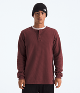 Men’s Waffle Long-Sleeve Henley Sumac
