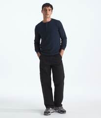 Men’s Waffle Long-Sleeve Henley Summit Navy