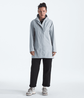 Women’s Voyage Rain 3L Hooded Parka Frost Grey