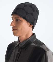Jim Beanie TNF Black/Asphalt Grey Geodesic Jacquard