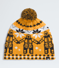 Cabin Ski Tuke Summit Gold Him Suit Jacquard/Pom