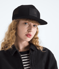 Half Dome Trucker Hat TNF Black/Leather Patch
