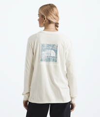 Women’s Evolution Box NSE Fill Long-Sleeve Tee—Graphic White Dune