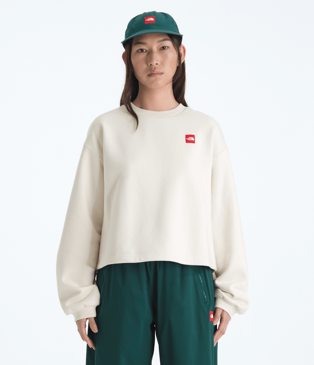 Women’s TNF™ Red Box Crew White Dune