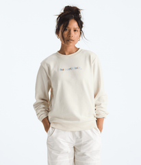 Women’s Evolution Proud Crew—Graphic White Dune