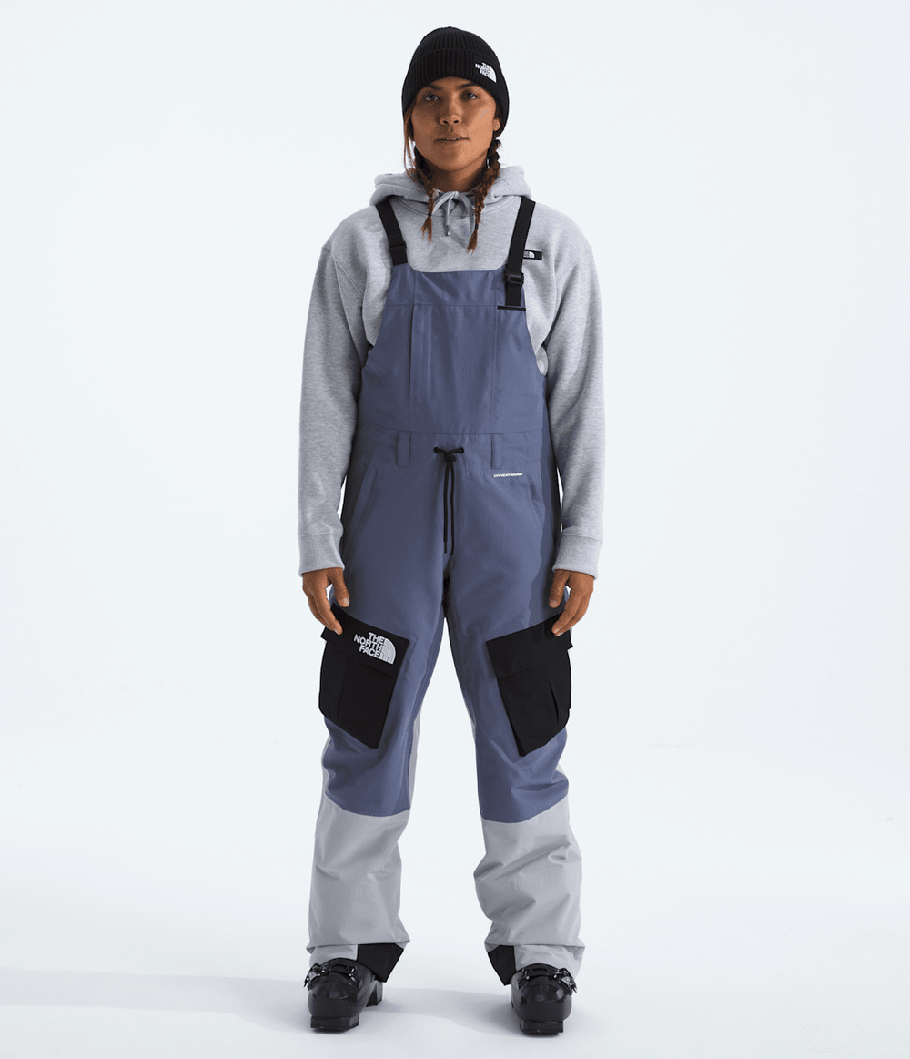 Women’s Dragline Bibs Blue Flax/Twilight Galaxy/TNF Black