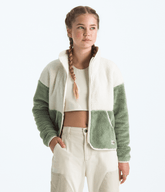 Girls’ Cabin Fleece Full-Zip Jacket White Dune/Bark Mist