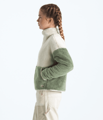 Girls’ Cabin Fleece Full-Zip Jacket White Dune/Bark Mist