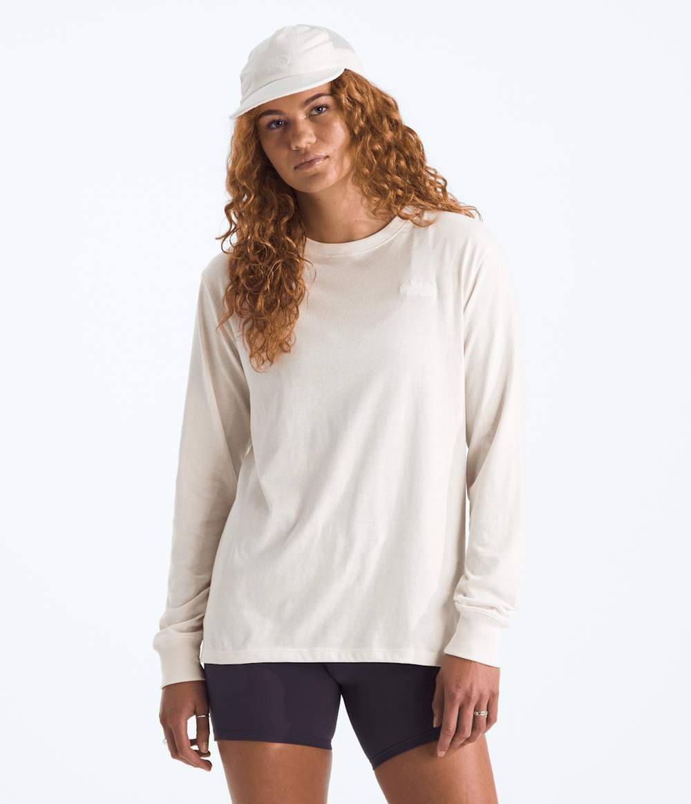 Women’s Evolution Simple Dome Long-Sleeve Tee White Dune