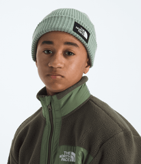 Kids’ Salty Lined Beanie Slate Moss
