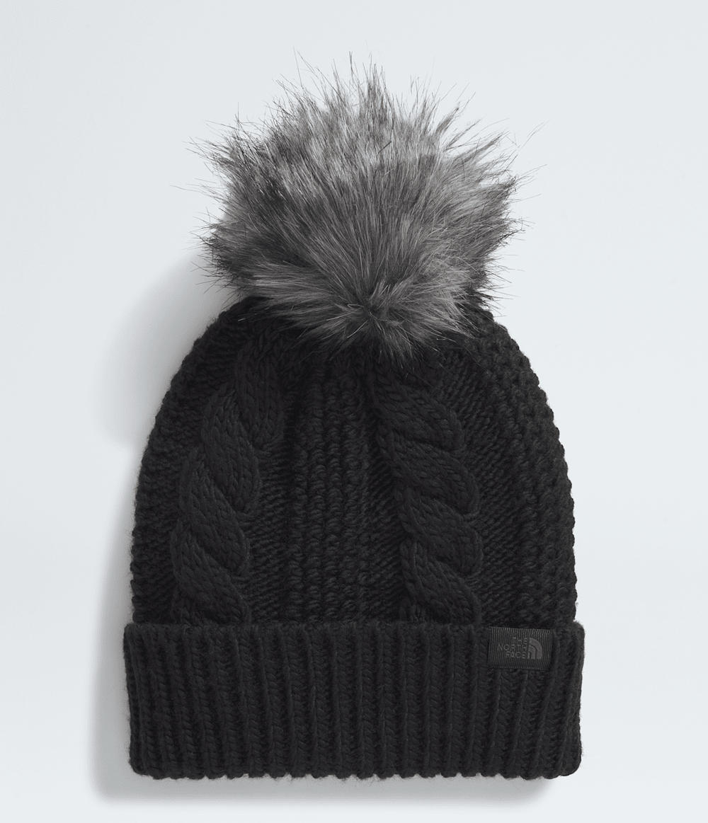 Women’s Oh Mega Fur Pom Beanie TNF Black