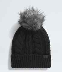 Women’s Oh Mega Fur Pom Beanie TNF Black