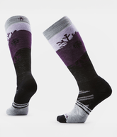 TNF X Smartwool Women's Ski Full Cushion Snowpocalypse OTC Socks Zinc Grey - Micro Chip Grey