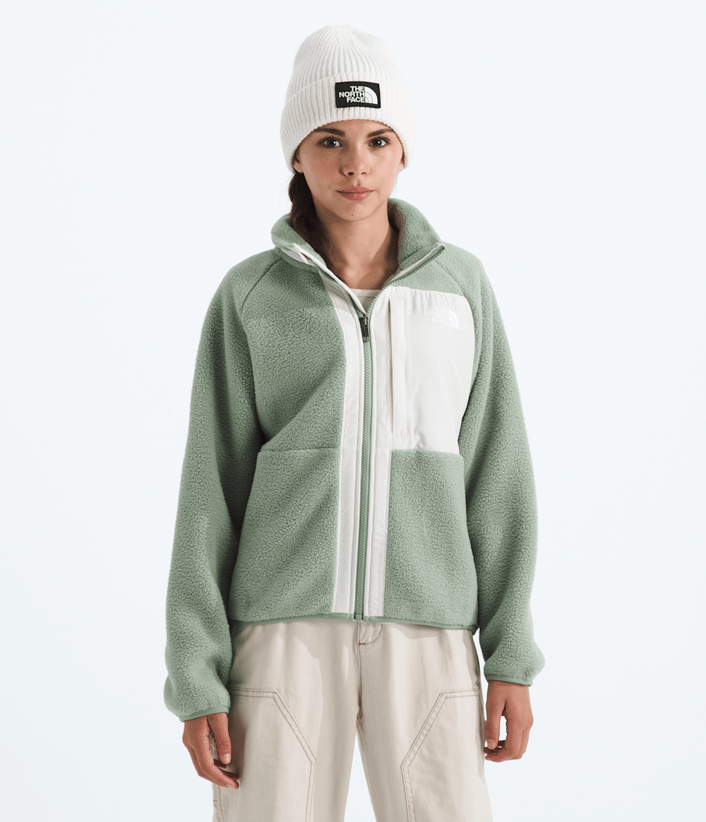 Girls’ Yumiori Full-Zip Jacket Slate Moss/White Dune
