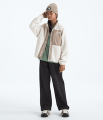 Girls’ Yumiori Full-Zip Jacket White Dune/Mushroom Grey