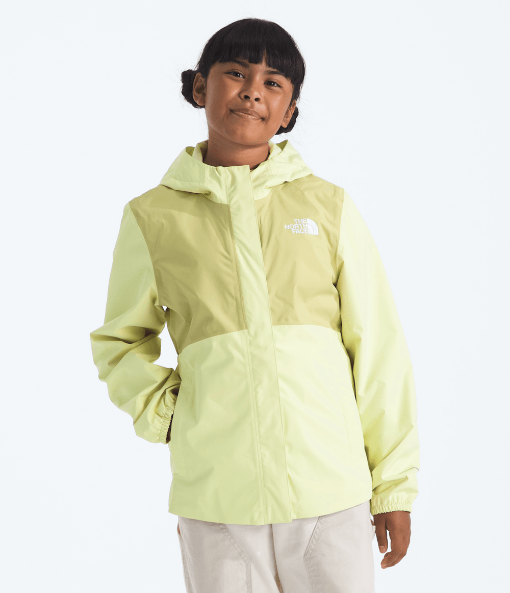 Girls’ Antora Rain Jacket Lemon Mist/Pear