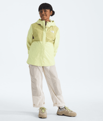 Girls’ Antora Rain Jacket Lemon Mist/Pear