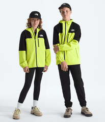Boys’ & Girls’ Hike Packable Shell Tnf Black-Fizz Lime