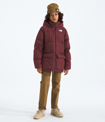 Boys’ & Girls’ North Down Fleece-Lined Short Parka Sumac